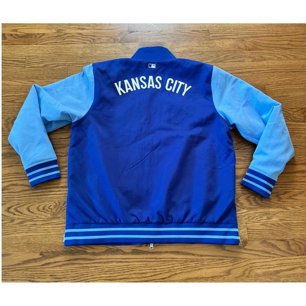 Nike Kansas City Royals MLB Authentic Collection Dugout Jacket Mens XL Full Zip